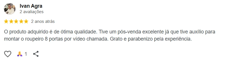 Avaliação real do Google Cuellar 4